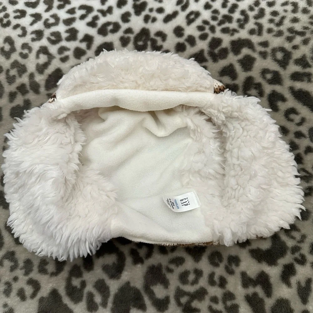 babyGap Wool & Fleece Trapper Hat in Tan Size Toddler XS S 12-24 months
